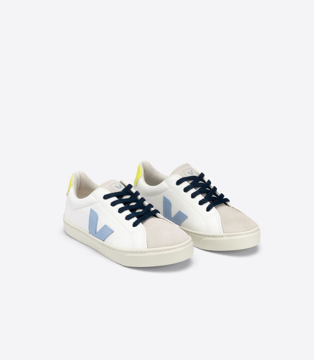 Tenis Veja Niños - Esplar Lace Chromefree - Blancos - 697GDRBXS